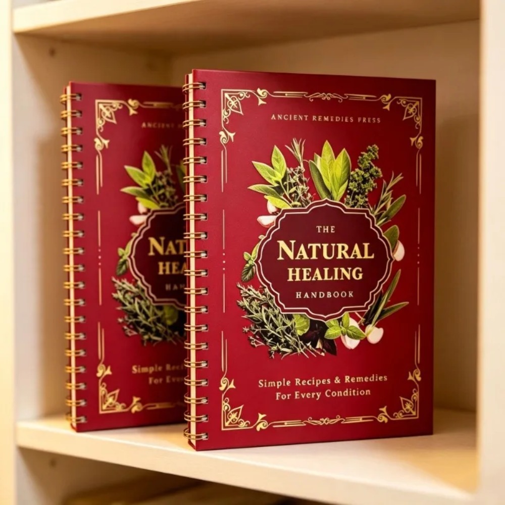 Herbal And Wellness - The Natural Healing Handbook Spiral‑Bound Herbal